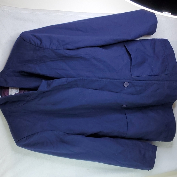Dior Jackets & Blazers - Christian Dior womens one button 100% wool blazer separates navy professional 14